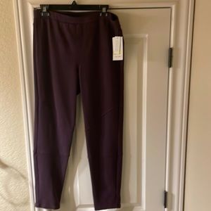 Karen Kane dark purple faux suede pants size XL.